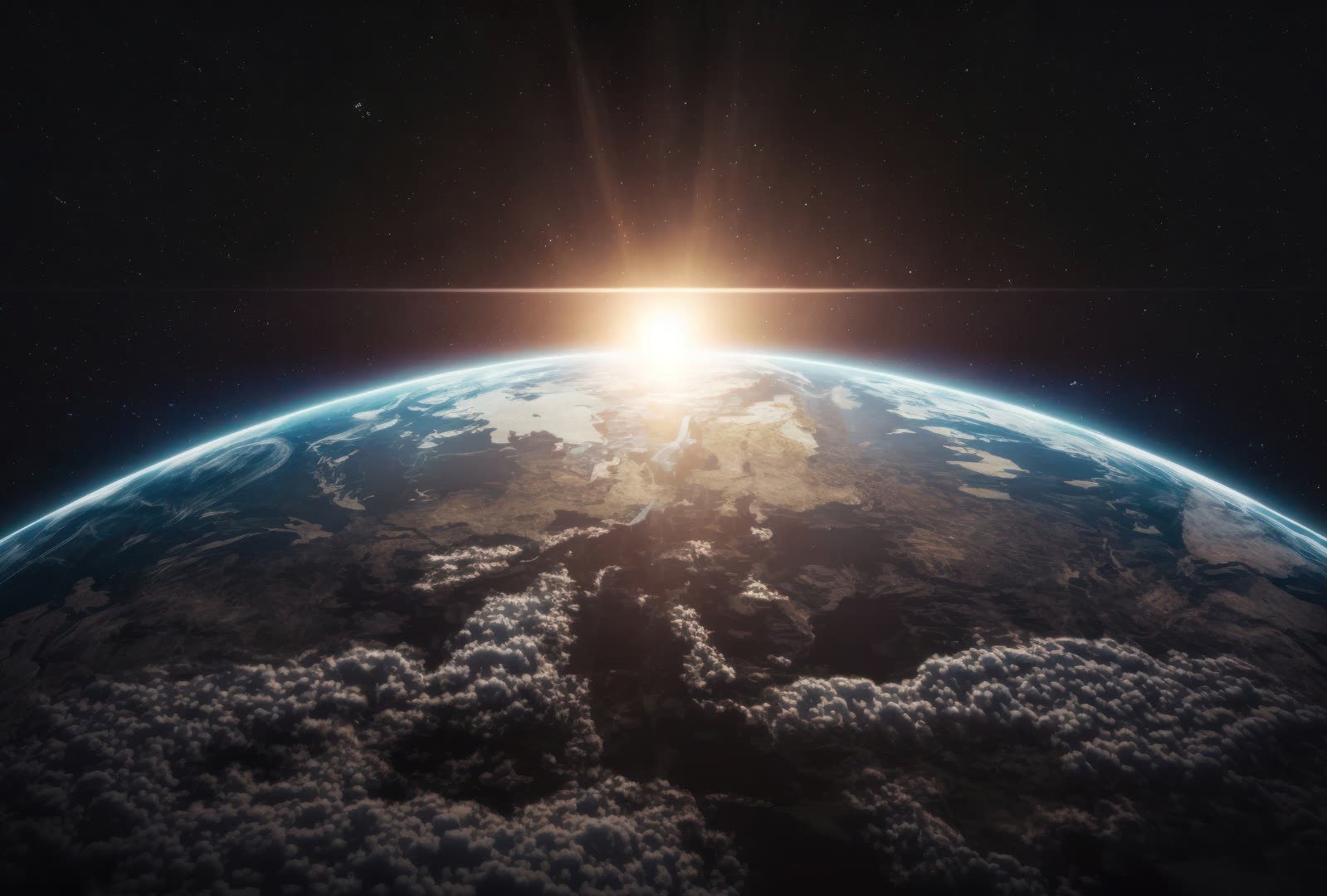 Earth seen from low orbit, the single sovereign network that carries every national mission